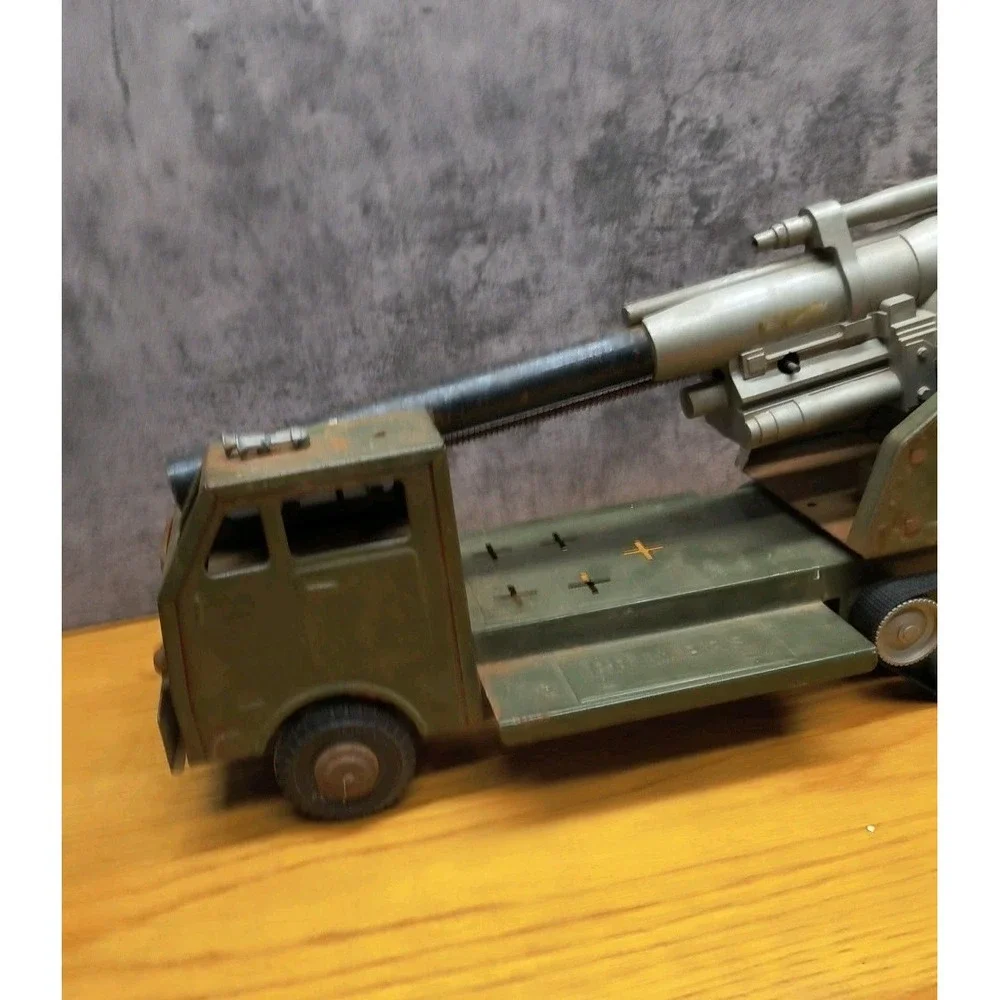 Vintage Kumar Army Canon Truck (Battery Operated) Not Tested‎